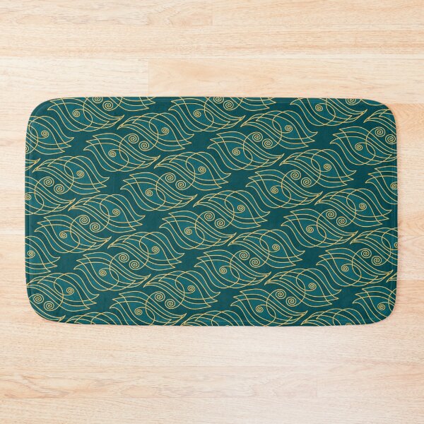 Artikelvorschau, wire leaves on teal entworfen und verkauft von B. Kukla.