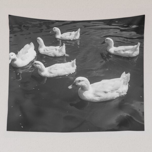 Item preview, group of geese on a lake 2 designed and sold by felipequeiroz.