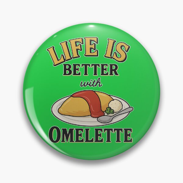 Item preview, Life Is Better with Omelette – Japanese Comfort Food Illustration designed and sold by Cozzicozzy888 | Japanese Food & Culture Art.
