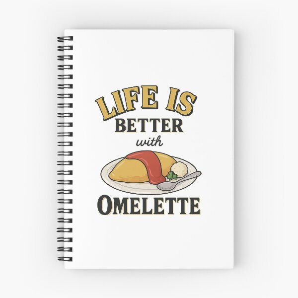 Item preview, Life Is Better with Omelette – Japanese Comfort Food Illustration designed and sold by Cozzicozzy888 | Japanese Food & Culture Art.