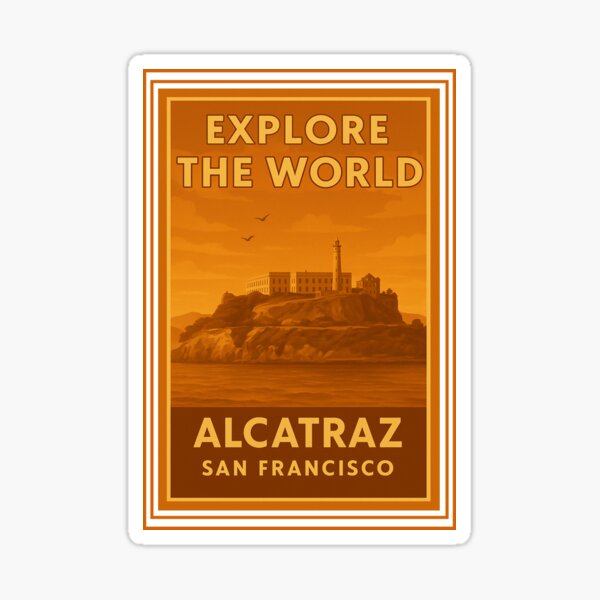 Item preview, Alcatraz art designed and sold by west-ilustra.