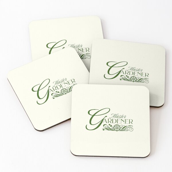 Item preview, Master gardener. Elegant floral typography  green design designed and sold by Pearl67.