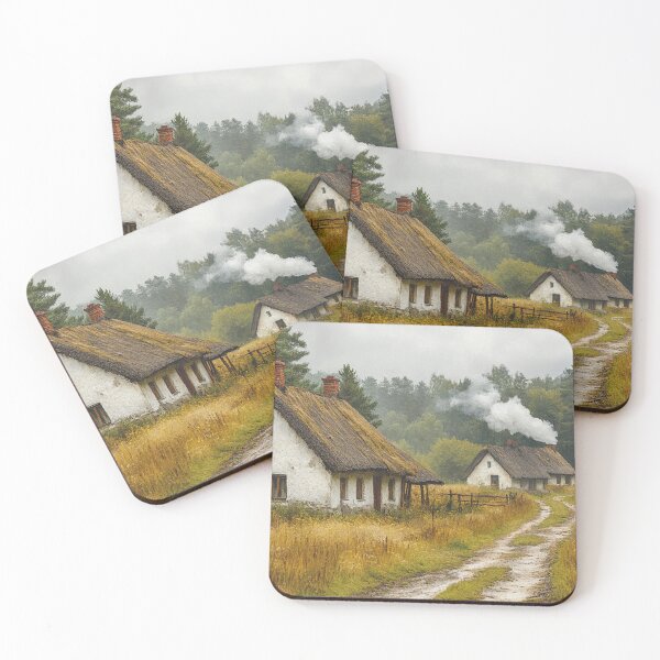 Artikelvorschau, Cottages auf dem Land, Malstil entworfen und verkauft von ArtNames.