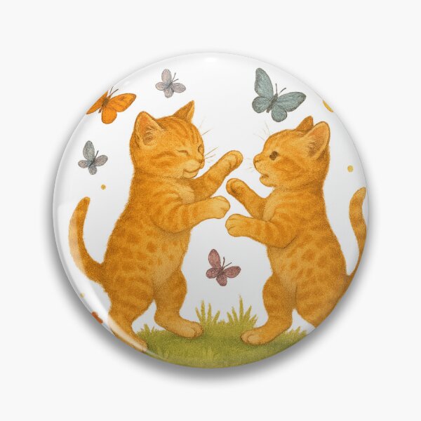 Item preview, Playful Kitten Fight – Two Boxing Cats Illustration designed and sold by branaghbel.
