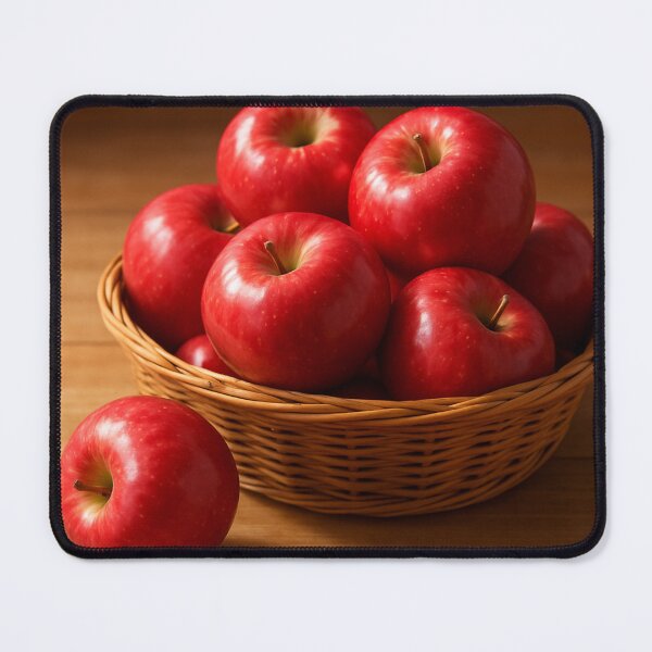 Item preview, Crisp Temptation – Juicy Red Apple Basket designed and sold by cottoncode.
