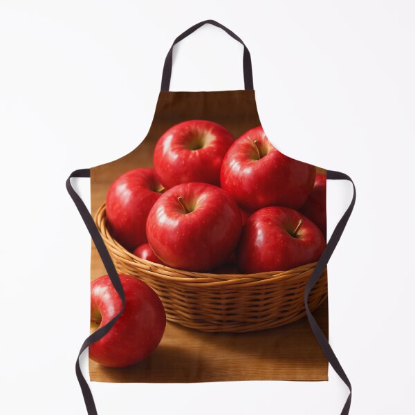 Item preview, Crisp Temptation – Juicy Red Apple Basket designed and sold by cottoncode.