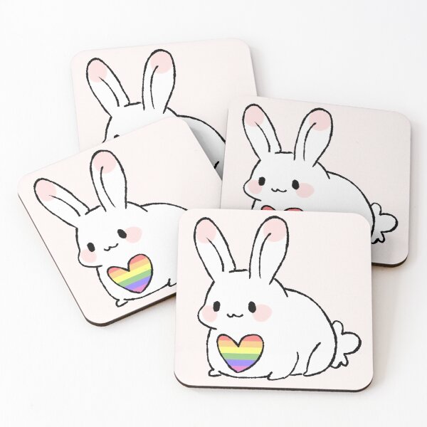 Item preview, Cute Pride Bunny Pastel LGBTQ+ designed and sold by Mimi_Designs.