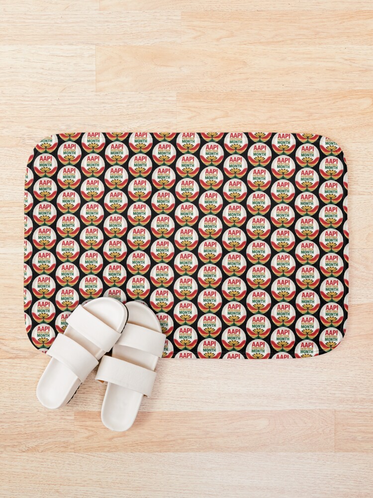 Thumbnail 1 of 6, Bath Mat, aapi month designed and sold by natzeroART.