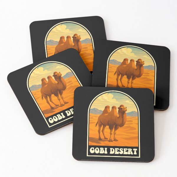 Item preview, Gobi Desert Mongolia Camel Vintage Adventure Design designed and sold by JackCurtis1991.