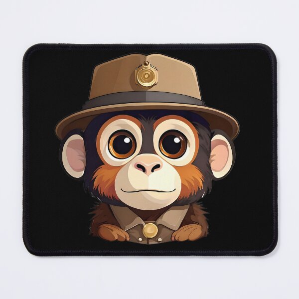 Item preview, explorer monkey designed and sold by SanchillShop.