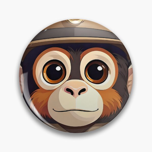 Item preview, explorer monkey designed and sold by SanchillShop.