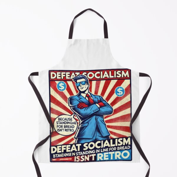 Item preview, Defeat Socialism – Retro Comic Parody Tee designed and sold by MindsAtelier.
