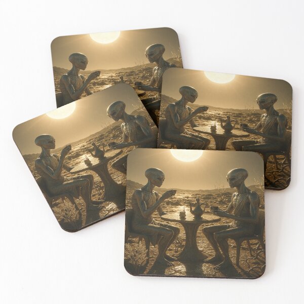 Item preview, Solar Noon on Mercury – Alien Garden Tea Ceremony designed and sold by GalenaDeco.