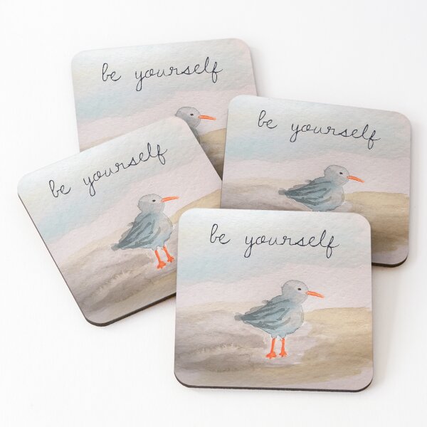 Item preview, Be yourself coastal seagull designed and sold by shannondoucette.