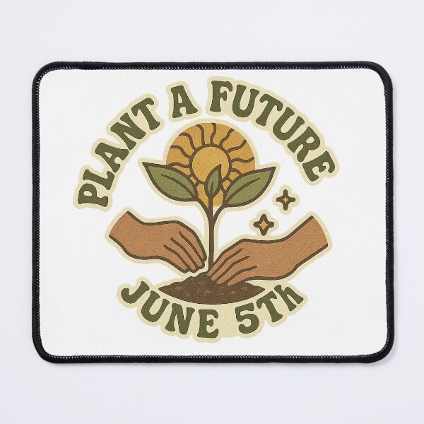 Item preview, Groovy Plant a Future Emblem designed and sold by Artistoffreedm.