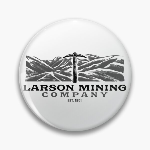 Item preview, Larson Mining Co. (BW) designed and sold by MalevolentCast.