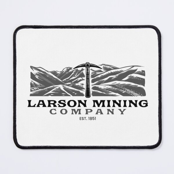 Item preview, Larson Mining Co. (BW) designed and sold by MalevolentCast.