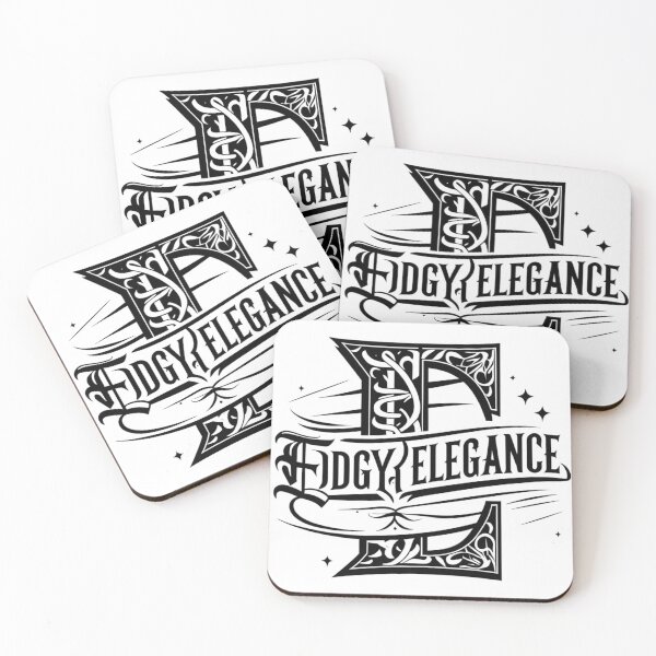 Item preview, Edgy Elegance brand logo designed and sold by Black Sheep Studios .