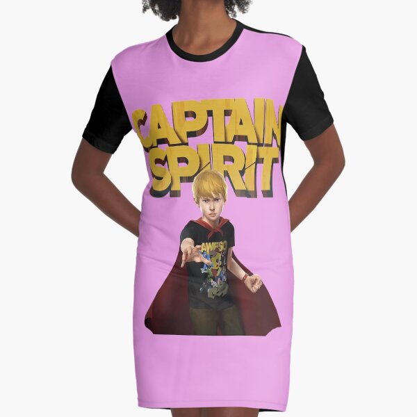 Captain Spirit Graphic T-Shirt Dress