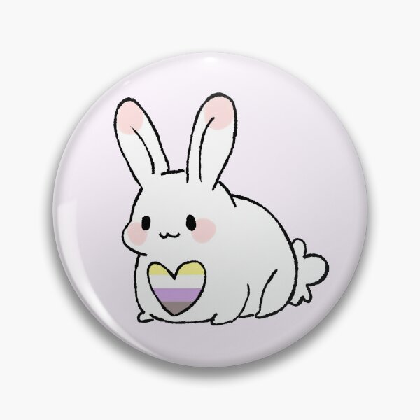 Item preview, Cute Pride Bunny Pastel Non-binary designed and sold by Mimi_Designs.