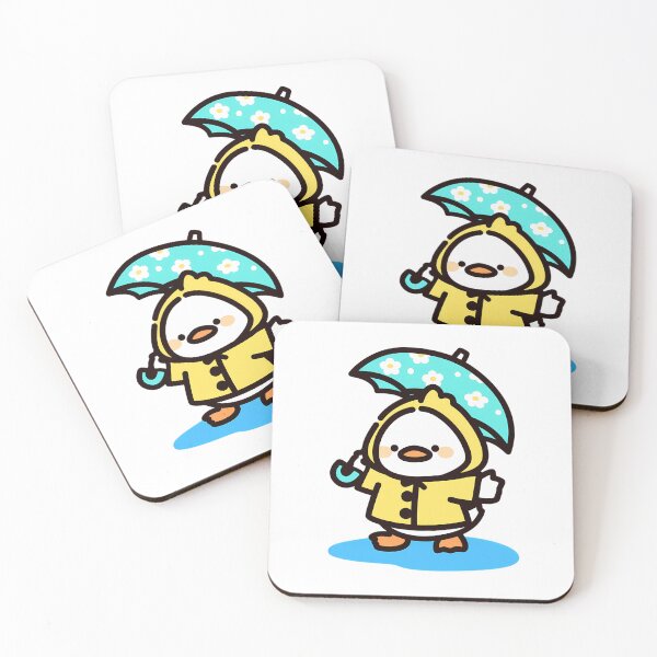 Item preview, The Duck Holding an Umbrella designed and sold by Elinotes.