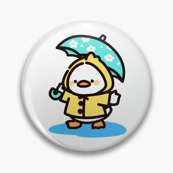 Item preview, The Duck Holding an Umbrella designed and sold by Elinotes.