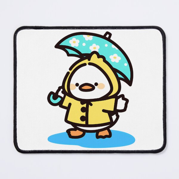 Item preview, The Duck Holding an Umbrella designed and sold by Elinotes.