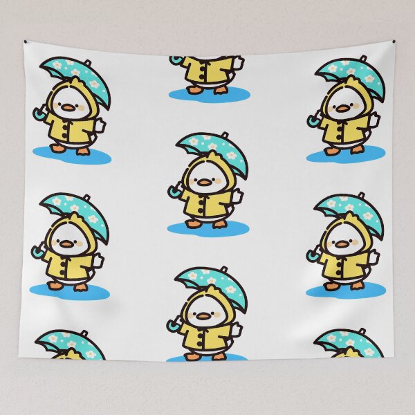 Item preview, The Duck Holding an Umbrella designed and sold by Elinotes.