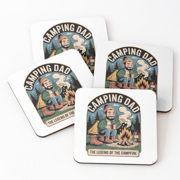 Item preview, Camping Dad The Legend of the Campfire designed and sold by ibobo4656.