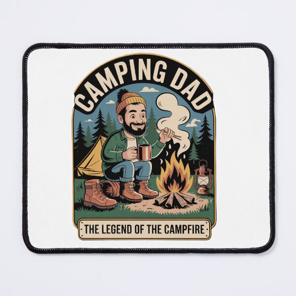 Item preview, Camping Dad The Legend of the Campfire designed and sold by ibobo4656.