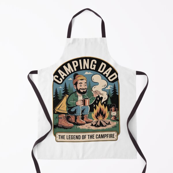 Item preview, Camping Dad The Legend of the Campfire designed and sold by ibobo4656.
