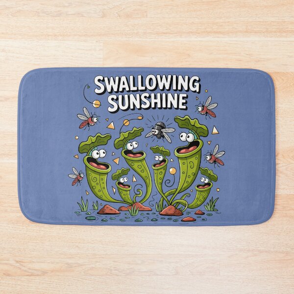 Item preview, Swallowing Sunshine Flies Versus Pitcher Plants Carnivorous Plants designed and sold by SurrealArtSzysz.