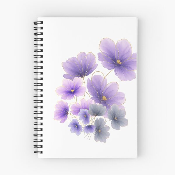 Item preview, Watercolor floral elegance in lavender hues with golden touches , Nature-inspired beauty, ready to shine! designed and sold by branaghbel.
