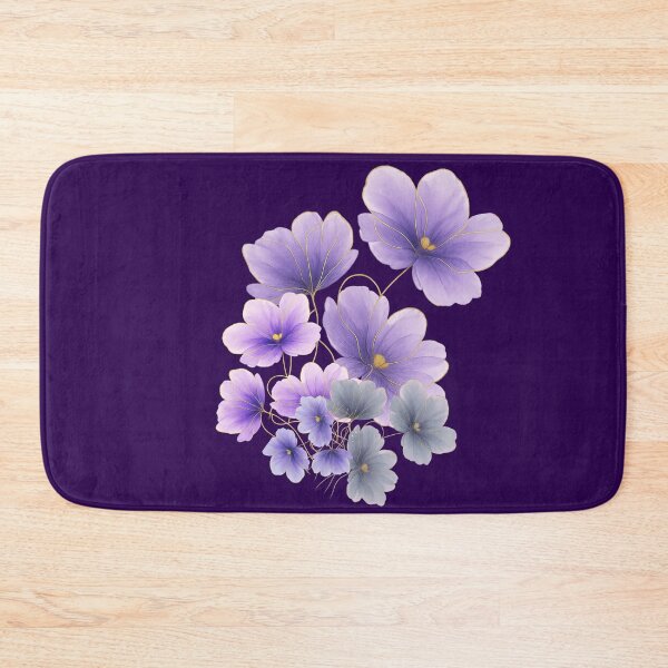 Item preview, Watercolor floral elegance in lavender hues with golden touches , Nature-inspired beauty, ready to shine! designed and sold by branaghbel.