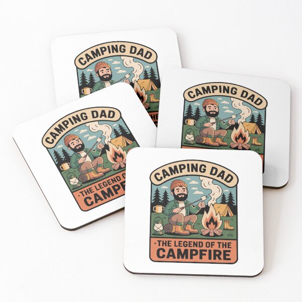 Item preview, Camping Dad The Legend of the Campfire designed and sold by ibobo4656.