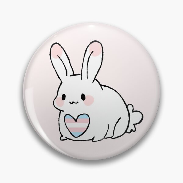 Item preview, Cute Pride Bunny Pastel Trans designed and sold by Mimi_Designs.