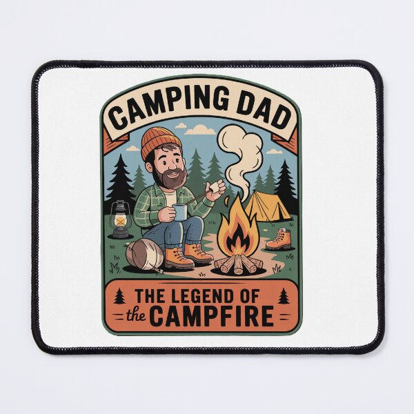 Item preview, Camping Dad The Legend of the Campfire designed and sold by ibobo4656.