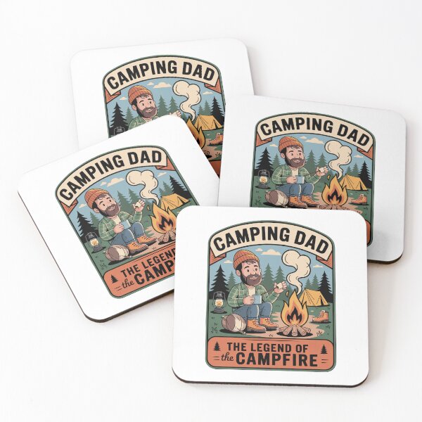 Item preview, Camping Dad The Legend of the Campfire designed and sold by ibobo4656.