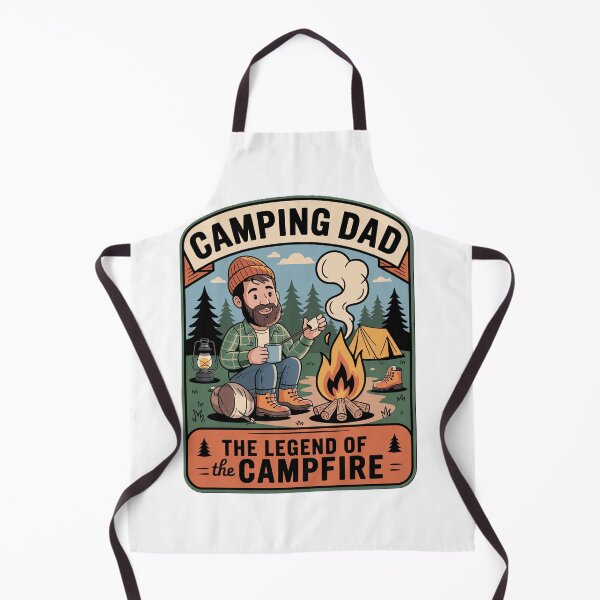 Item preview, Camping Dad The Legend of the Campfire designed and sold by ibobo4656.