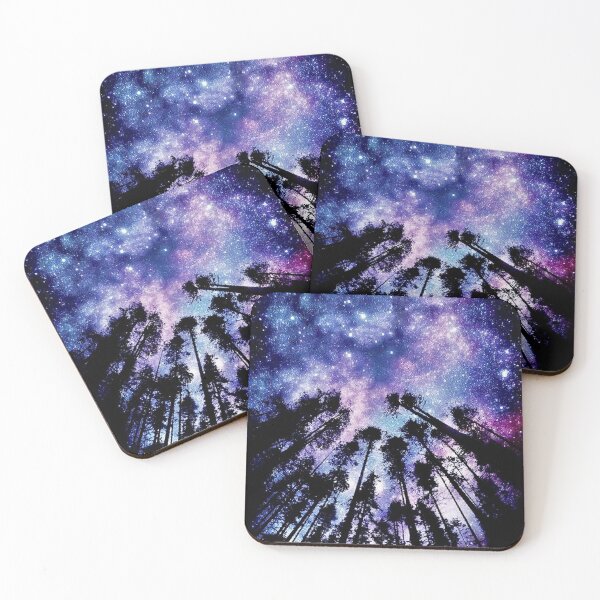 Item preview, Celestial Pines: Forest Under the Stars designed and sold by MarinaBlackArt.