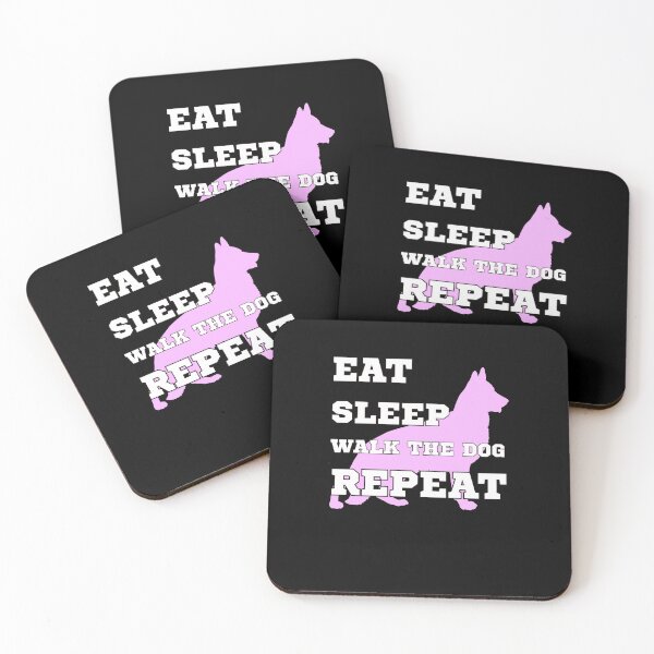 Item preview, Eat sleep walk the dog repeat designed and sold by BritishDelights.