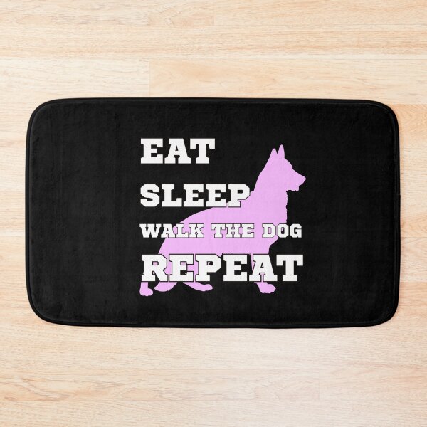 Item preview, Eat sleep walk the dog repeat designed and sold by BritishDelights.