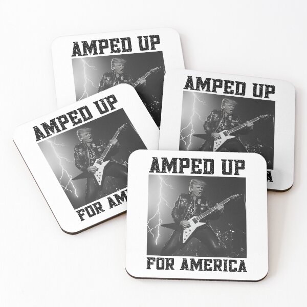 Item preview, Amped Up For America Heavy Metal Trump designed and sold by RockFireMerch.