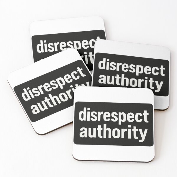 Item preview, Disrespect Authority  designed and sold by SnakeStone.