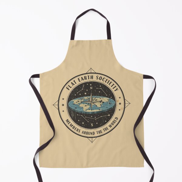 Item preview, Flat Earth Society Seal – Funny Conspiracy Theory Gift, Members Around the World, Retro Science Design designed and sold by Obito-Designs.