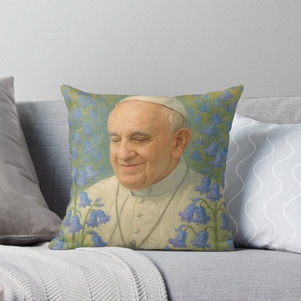 Item preview, Pope Francis bluebell designed and sold by saintstreetldn.
