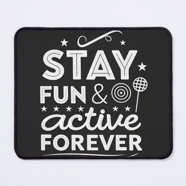 Item preview, Stay Fun & Active: Bold Black & White Motivational Design with Floral Accent designed and sold by Melia-Store.