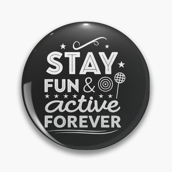 Item preview, Stay Fun & Active: Bold Black & White Motivational Design with Floral Accent designed and sold by Melia-Store.