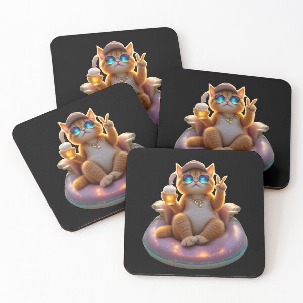 Item preview, Cool Cat on Vacation designed and sold by Ambient Flow.