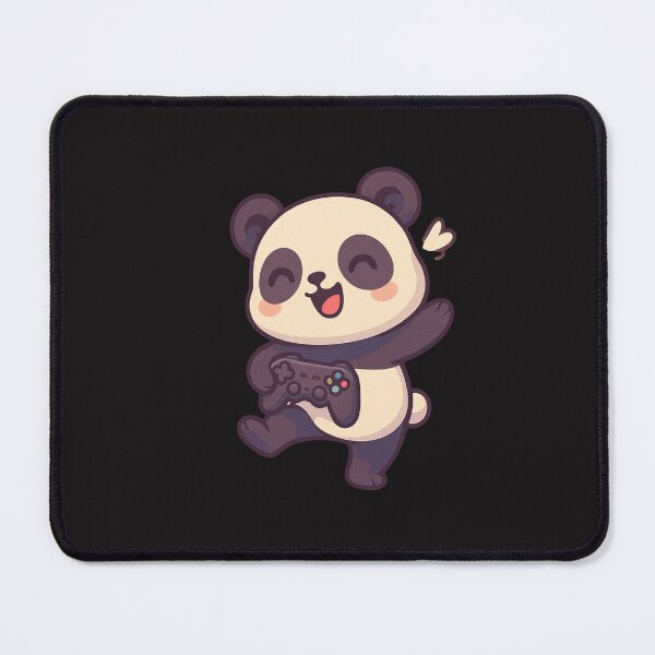 Item preview, Victory Dance Panda – Funny Chibi Gamer in Colorful Gaming Room designed and sold by ColorSplash123.